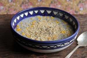 Vietnamese Coconut and Corn Chia Pudding, chia seeds food