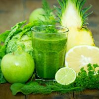 Green Tea and Vegetable Smoothie
