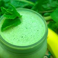 Minty Shamrock Vegan Smoothie