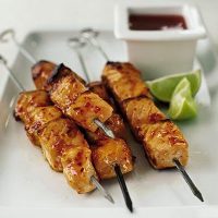 Thai Salmon Kebabs with Sweet Chilli & Lime Dip