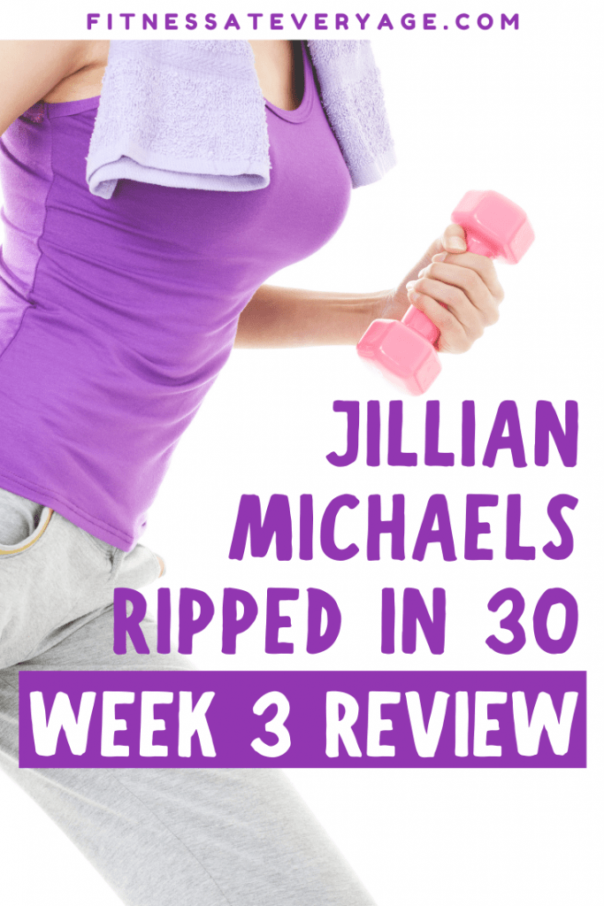 Jillian Michaels Ripped in 30 Week 3 Review