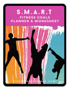 SMART Fitness Goals Worksheet 2021 Cover Ipad