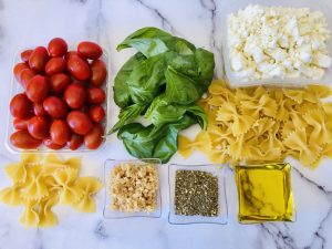 Pasta With Feta Ingredients