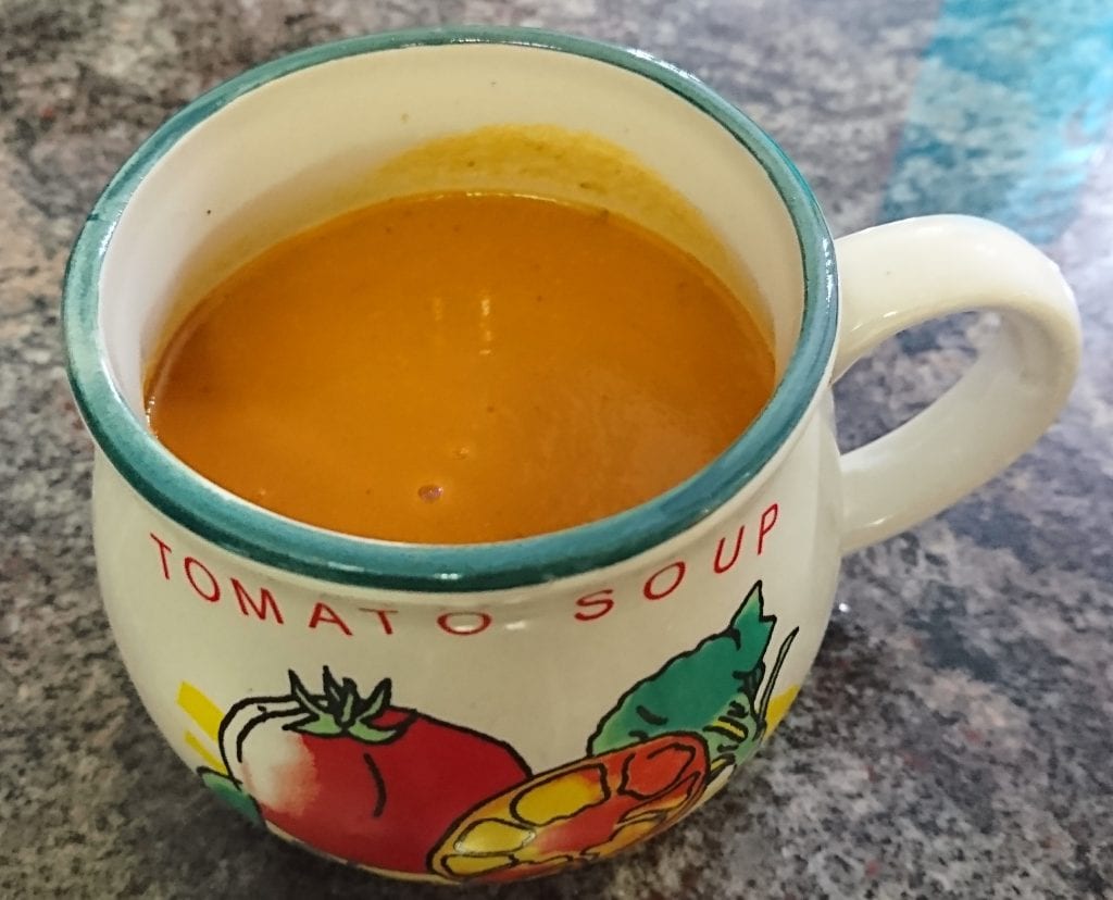 Tomato and Basil Soup Post Workout