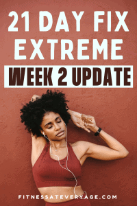 21 Day Fix Extreme Week 2