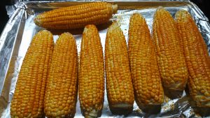 Oven Roasted Corn on the Cob Butter Coating