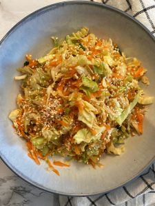 Vegan Cabbage Salad Prep4