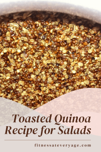 Toasted Quinoa Recipe for Salads